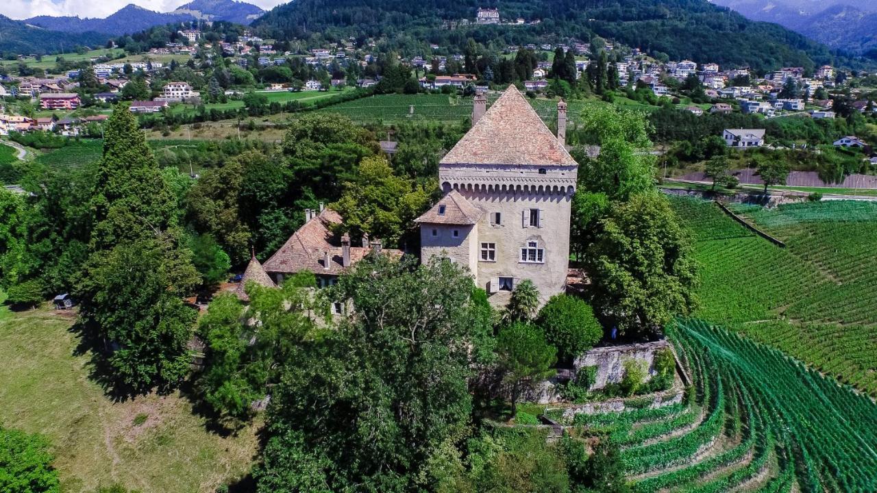 A Castle Spirit Apartment In Chateau Du Chatelard Clarens Exterior foto