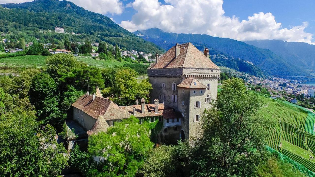 A Castle Spirit Apartment In Chateau Du Chatelard Clarens Exterior foto